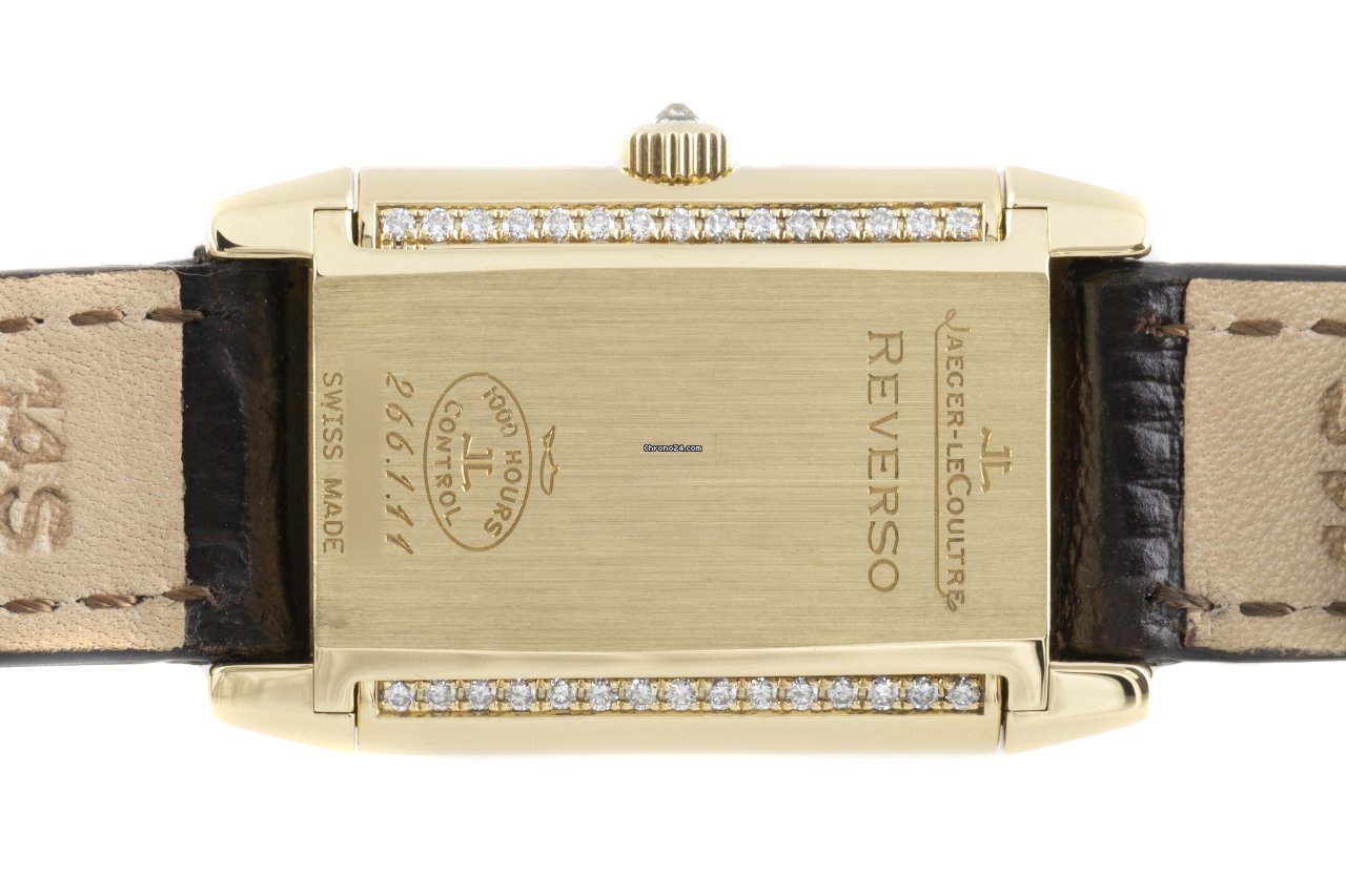 Jaeger-LeCoultre Reverso Duetto Womens watch Manual winding Yellow gold 266.1.11 Replica 5
