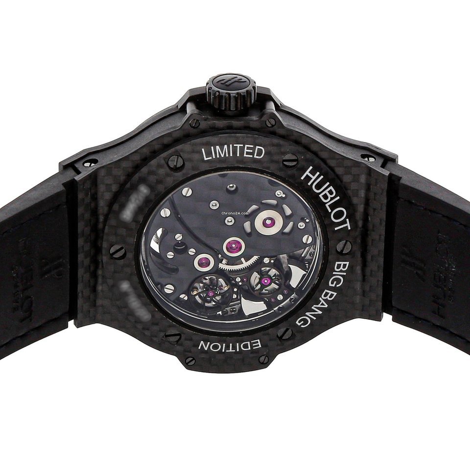 IMG_9081 Hublot Big Bang Mens watch Unisex Manual winding Carbon 304.QX.1140.HR Replica 5