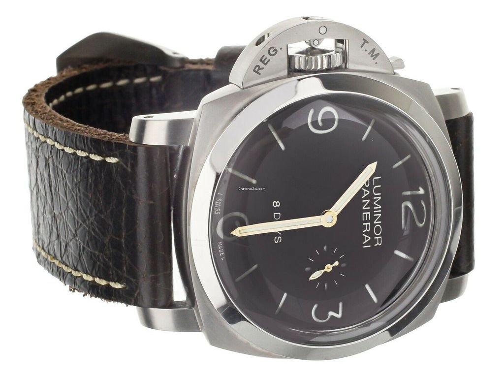 IMG_9081 Panerai Special Editions Mens watch Unisex Manual winding Titanium PAM368 Replica 5