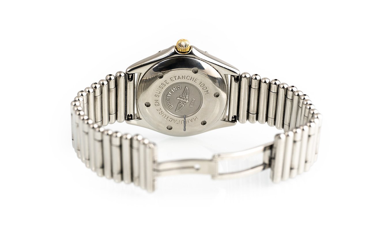 IMG_9081 Breitling Callisto Womens watch Quartz Gold Steel B64046 Replica 5