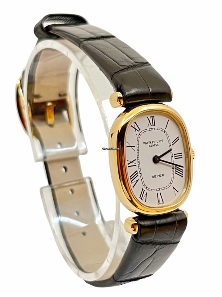 IMG_9081 Patek Philippe Golden Ellipse Womens watch Manual winding Yellow gold 4464 Replica 5