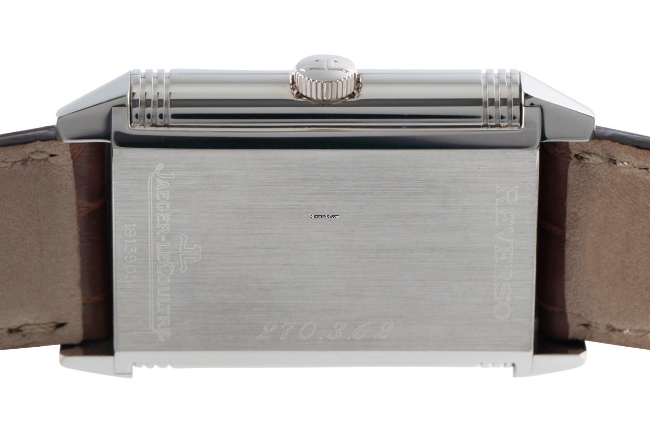 Jaeger-LeCoultre Reverso Mens watch Unisex Manual winding White gold 270.3.62 Replica 5