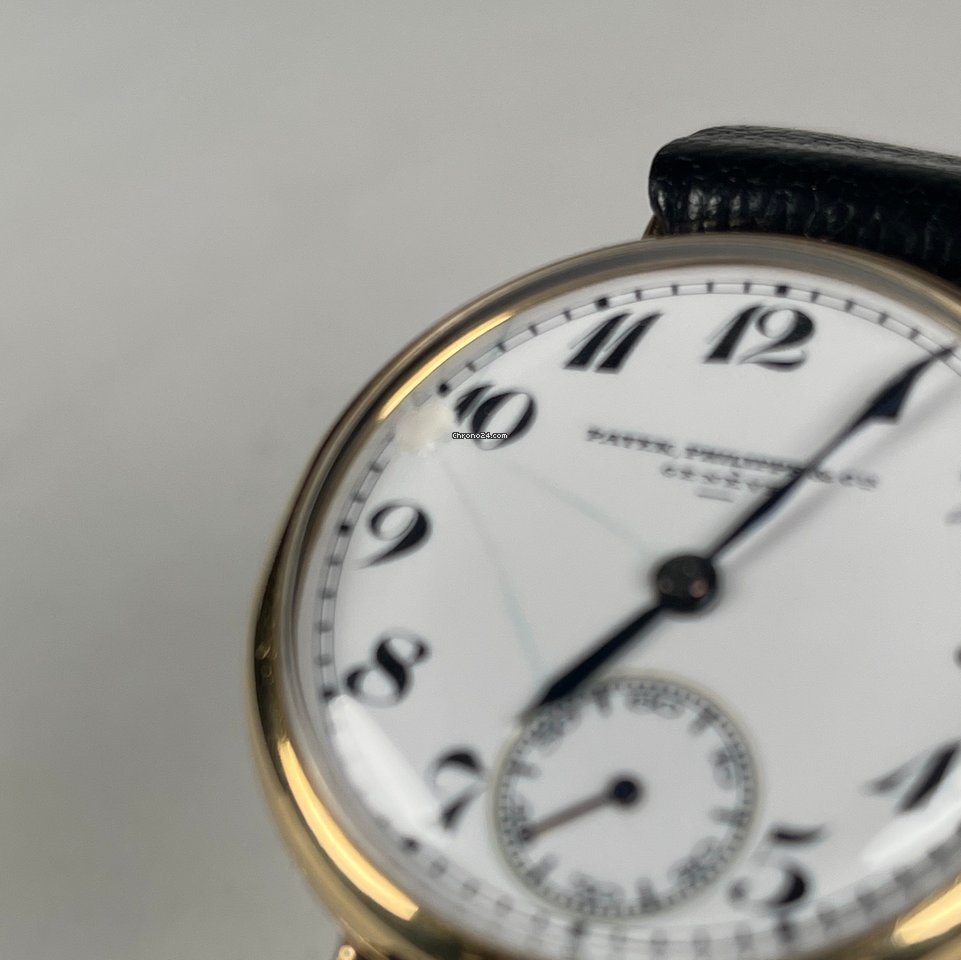 IMG_9081 Patek Philippe Mens watch Unisex Manual winding Yellow gold 6069 Replica 5