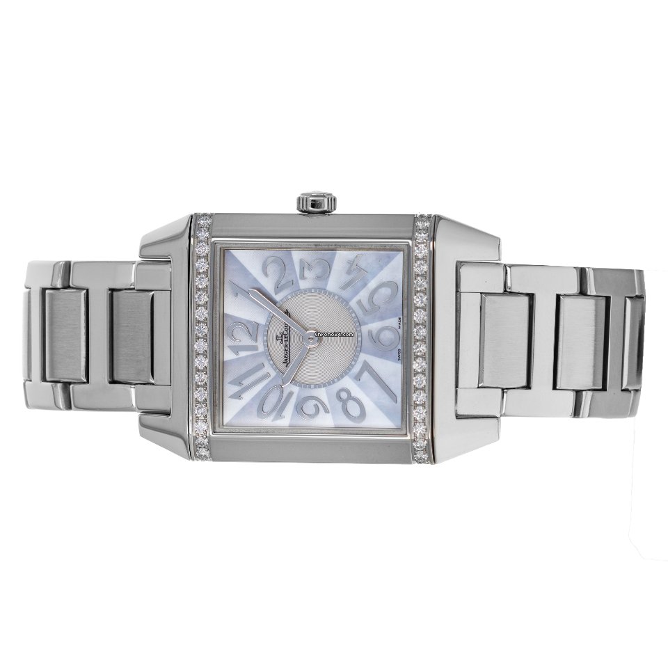 IMG_9081 Jaeger-LeCoultre Reverso Squadra Lady Womens watch Quartz Steel 234.8.47 Replica 5