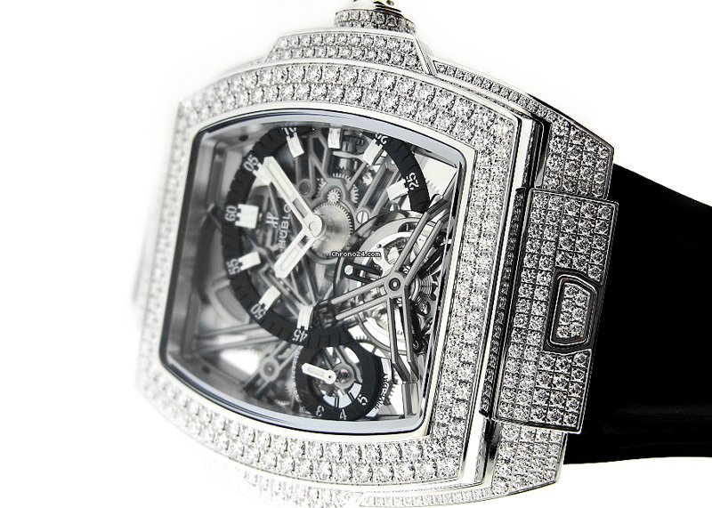 IMG_9081 Hublot Spirit of Big Bang Mens watch Unisex Manual winding White gold 645.WX.1170.LR.1704 Replica 5