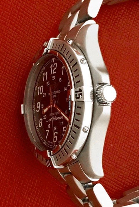 IMG_9081 Breitling Colt Mens watch Unisex Quartz Steel A64350 Replica 5