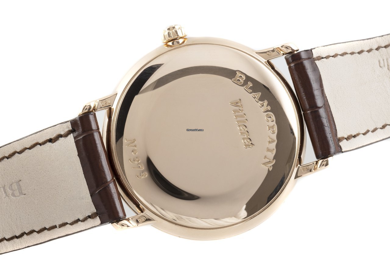 Blancpain Villeret Ultra-Slim Mens watch Unisex Automatic Red gold 6223-3642-55A Replica 5