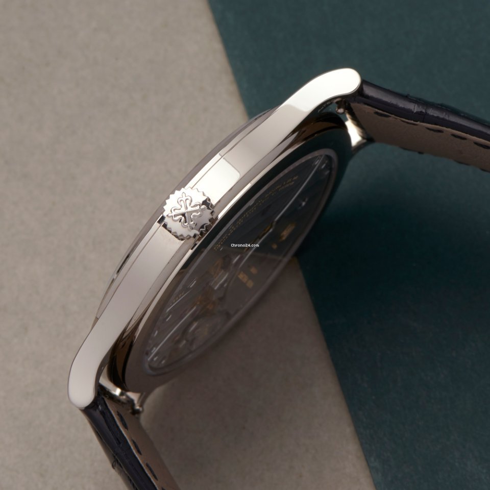 Patek Philippe Calatrava Mens watch Unisex Manual winding White gold 6119G-001 Replica 5