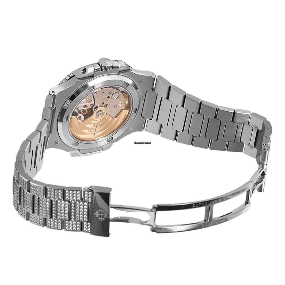 IMG_9081 Patek Philippe Nautilus Mens watch Unisex Automatic White gold 5719 1G-001 Replica 5