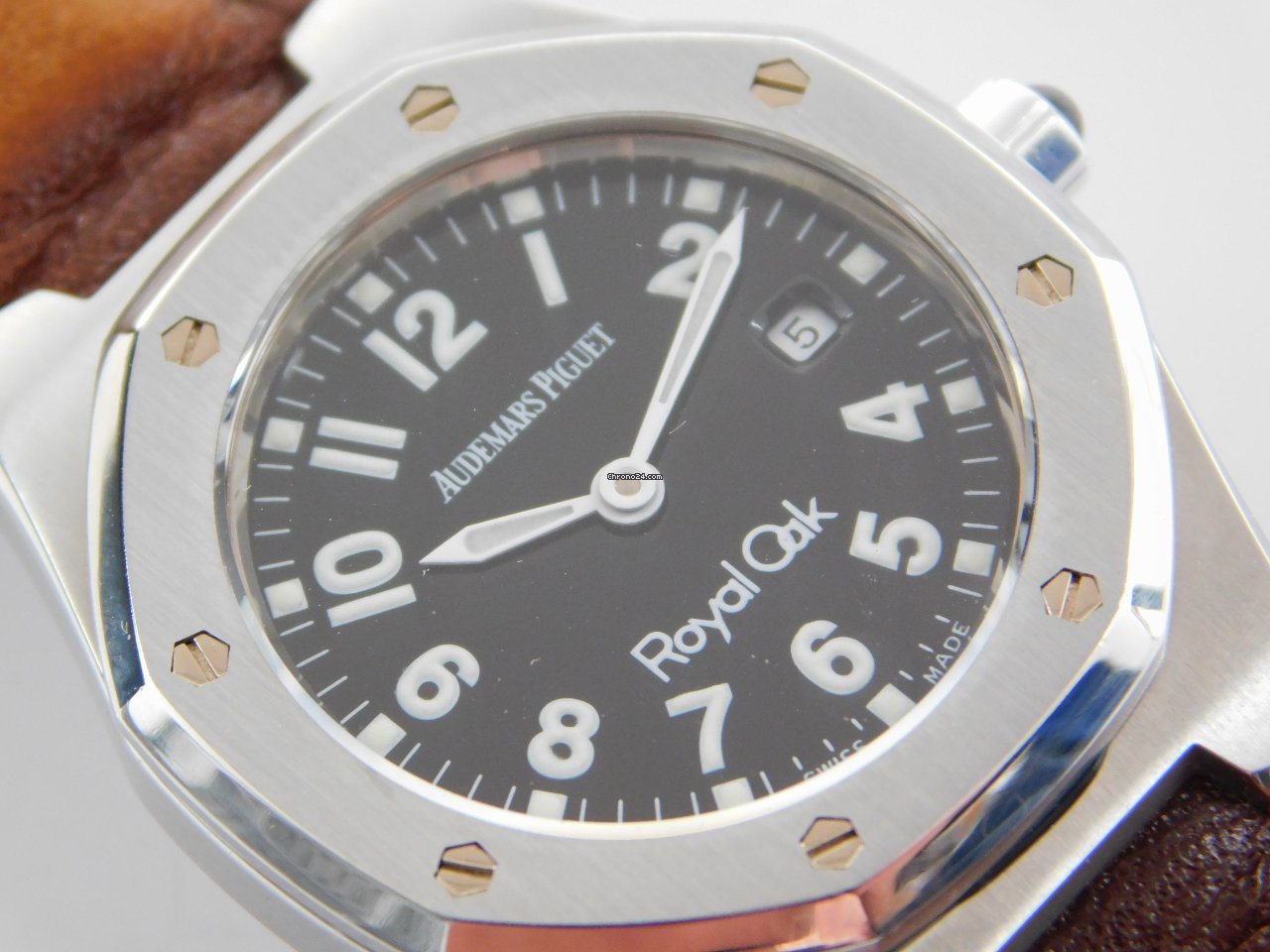IMG_9081 Audemars Piguet Royal Oak Womens watch Quartz Steel 66800 Replica 5