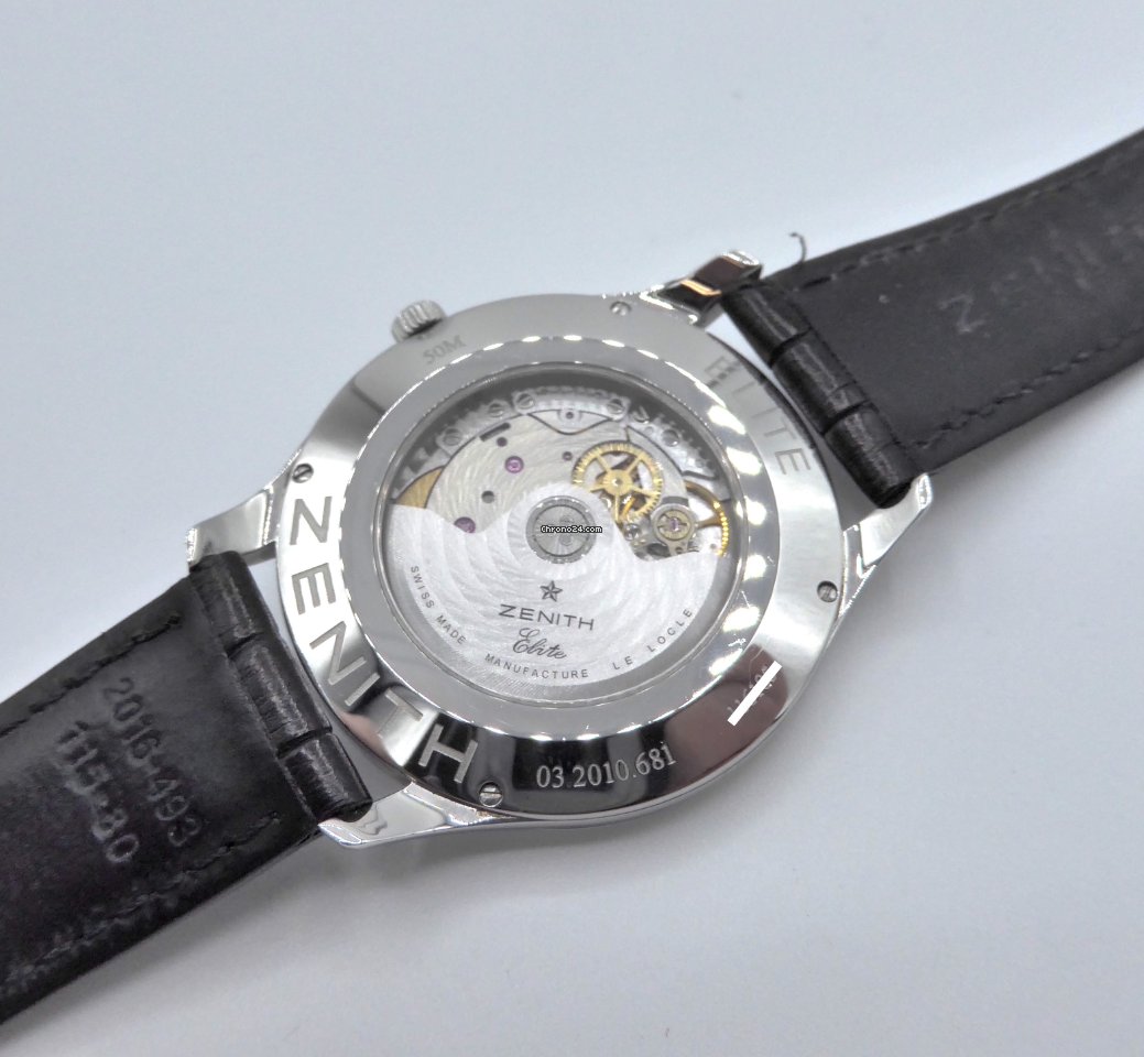 IMG_9081 Zenith Elite Ultra Thin Mens watch Unisex Automatic Steel 03.2010.681 21.C493 Replica 5