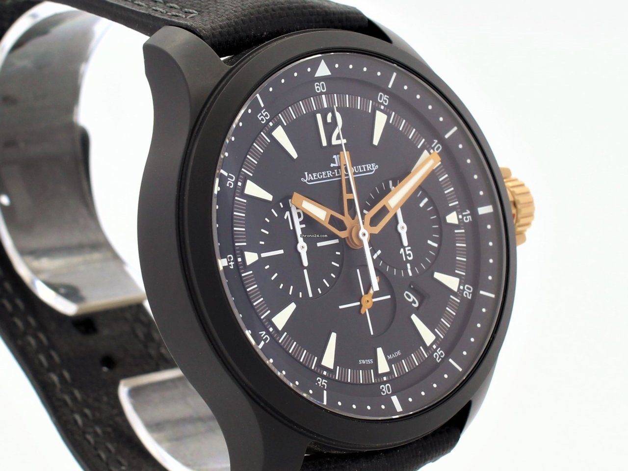 IMG_9081 Jaeger-LeCoultre Master Compressor Chronograph Ceramic Mens watch Unisex Automatic Ceramic Q205L570 Replica 5