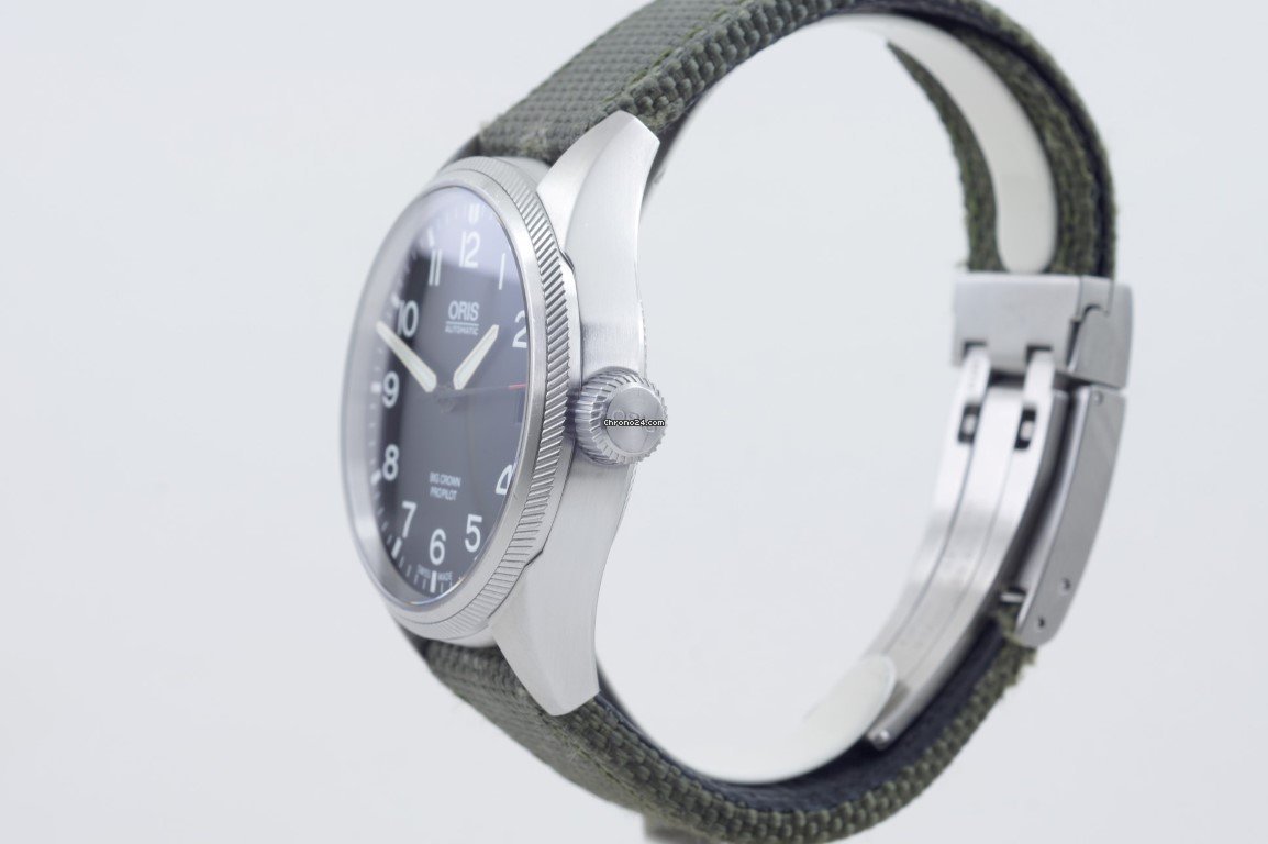 IMG_9081 Oris Big Crown ProPilot Date Mens watch Unisex Automatic Steel 01 751 7697 4164 Replica 5