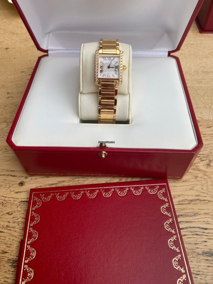 Cartier Tank Francaise Womens watch Quartz Yellow gold WJTA0024 Replica 5