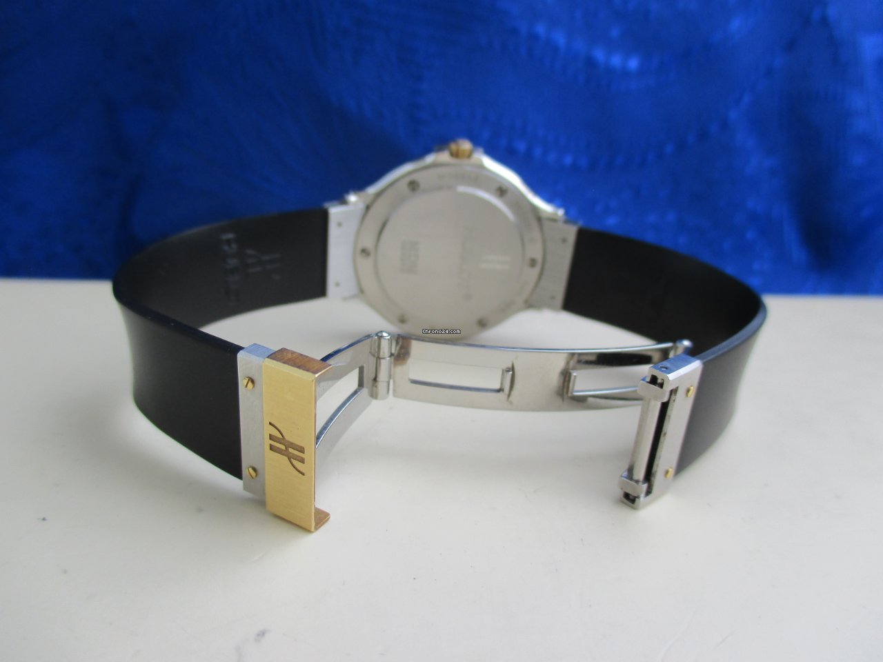 IMG_9081 Hublot Classic Mens watch Unisex Quartz Gold Steel 1401.2 Replica 5