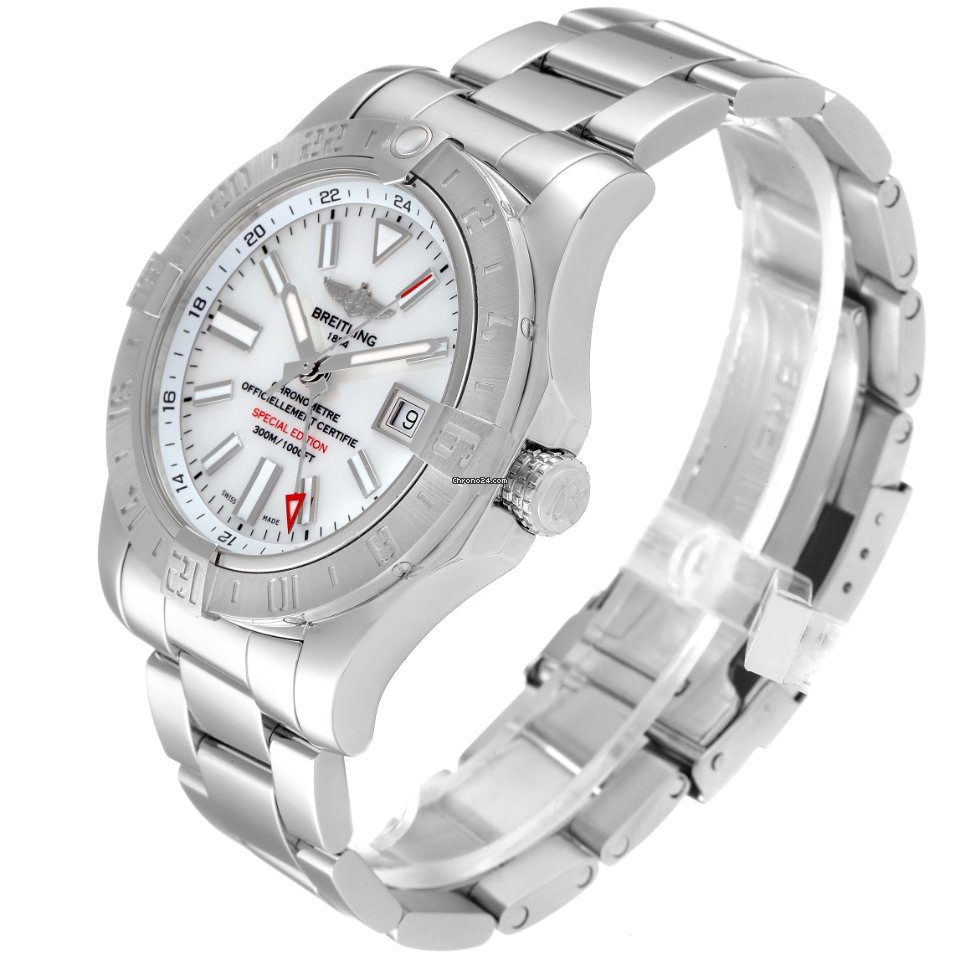 IMG_9081 Breitling Avenger II GMT Mens watch Unisex Automatic Steel A3239011-C872-170A Replica 5