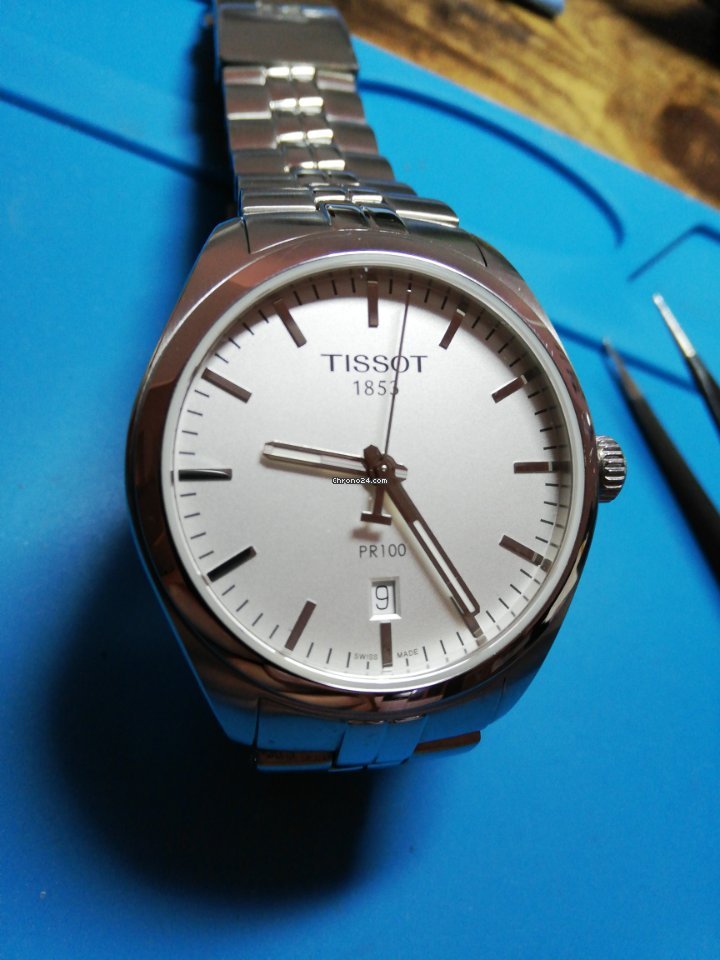 IMG_9081 Tissot PR 100 Mens watch Unisex Quartz Steel PR100 Replica 5