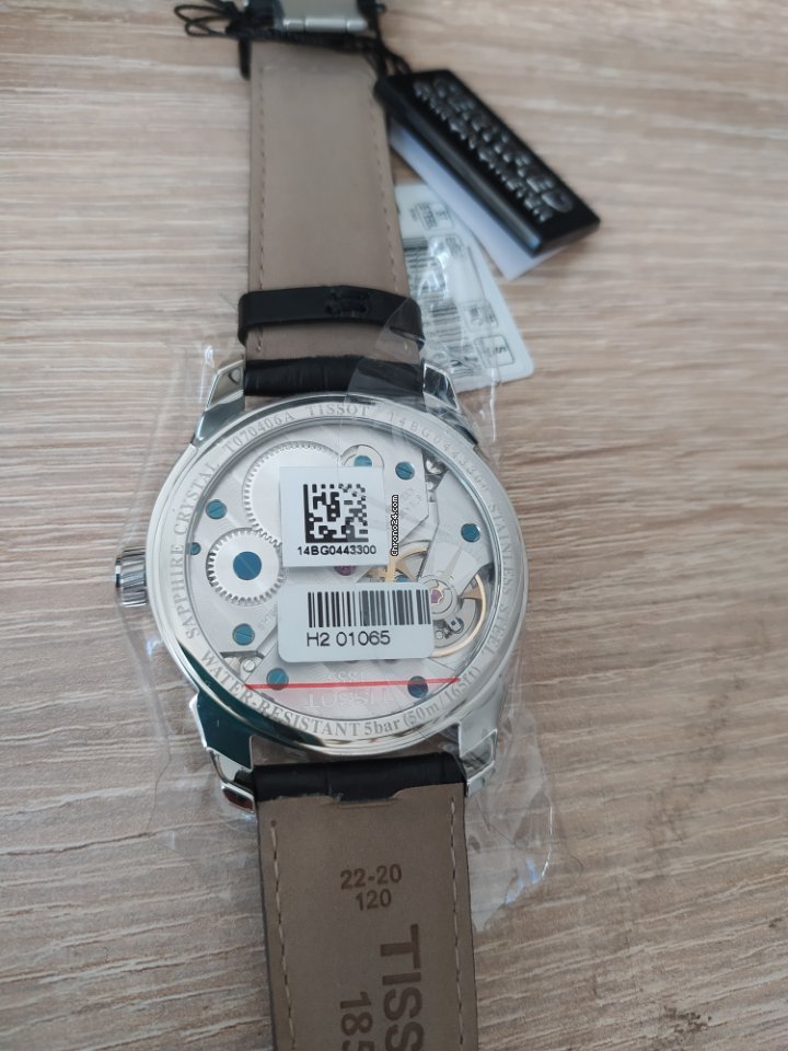 IMG_9081 Tissot T-Complication Mens watch Unisex Manual winding Steel T0704061605700 Replica 5