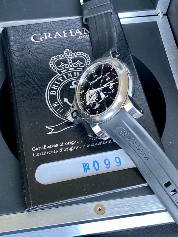 IMG_9081 Graham Chronofighter R.A.C. Mens watch Unisex Automatic Steel 2TRAS.B01A Replica 5