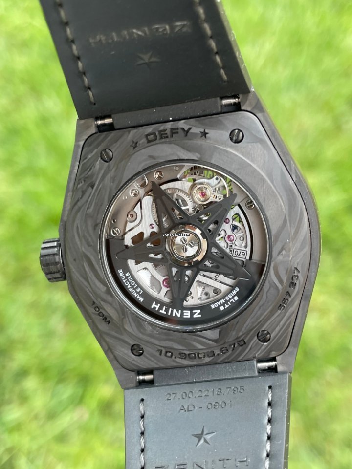 IMG_9081 Zenith Defy Mens watch Unisex Automatic Carbon 10.9000.670 80.R795 Replica 5