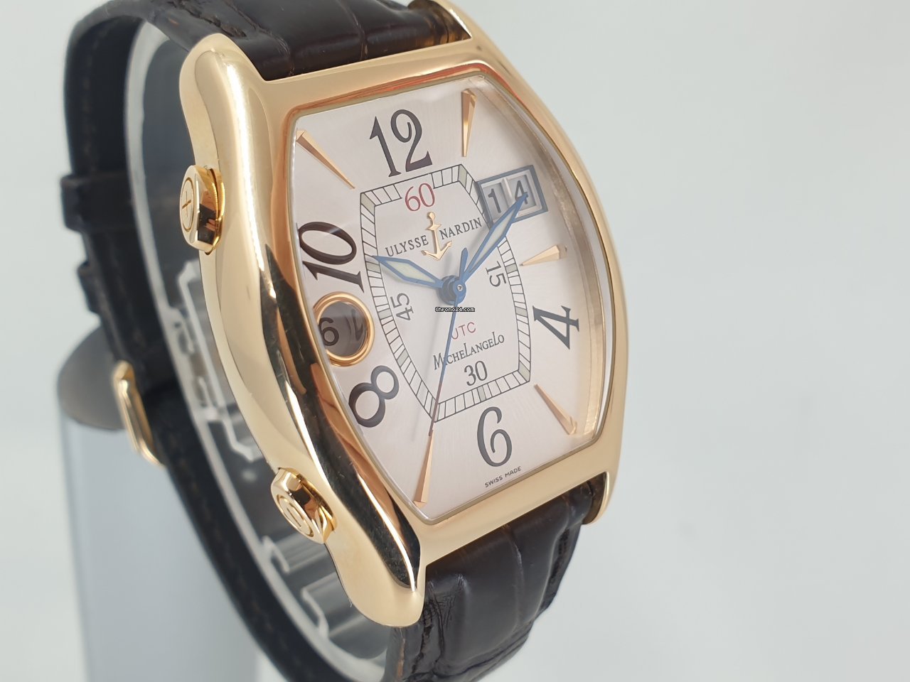IMG_9081 Ulysse Nardin Michelangelo Mens watch Unisex Automatic Rose gold 226-68 Replica 5