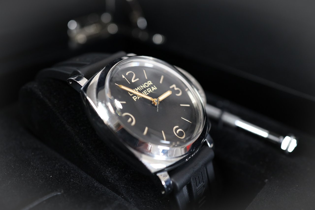 IMG_9081 Panerai Luminor 1950 Mens watch Unisex Manual winding Steel PAM 00372 Replica 5