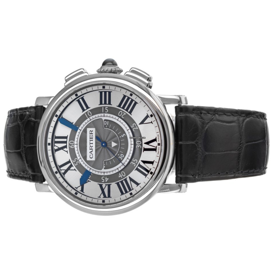IMG_9081 Cartier Rotonde de Cartier Mens watch Unisex Manual winding White gold W1556051 2956 Replica 5