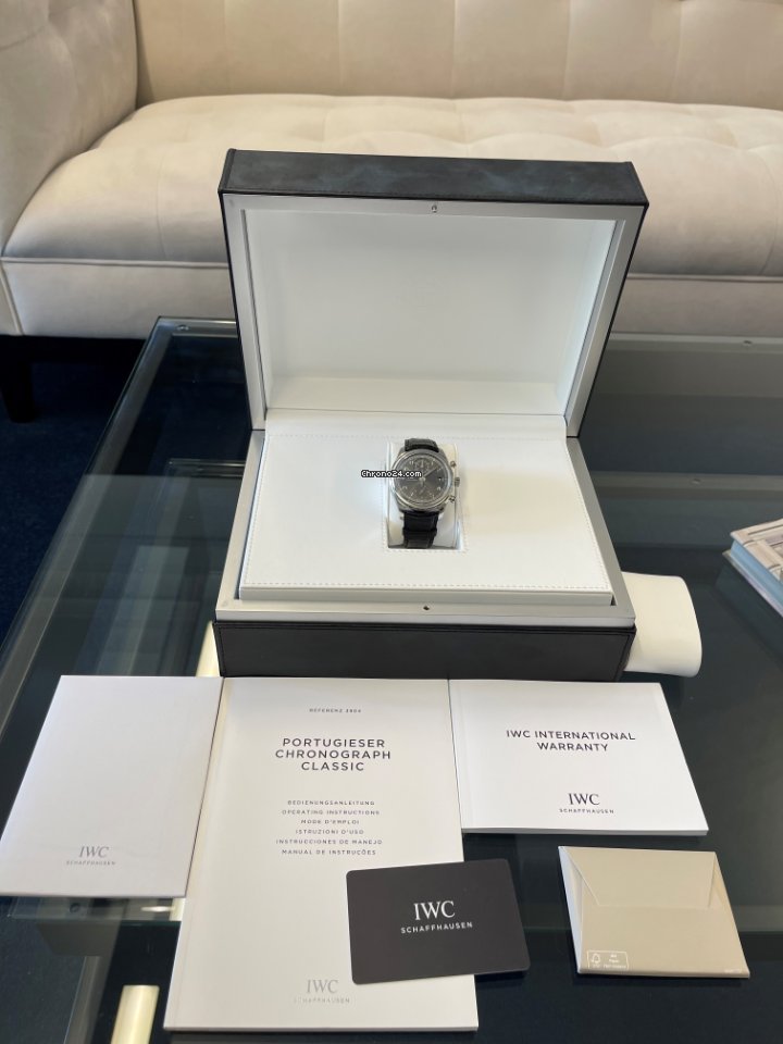 IMG_9081 IWC Portuguese Chronograph Mens watch Unisex Automatic Steel IW390404 Replica 5