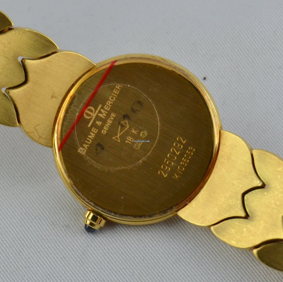 Baume & Mercier Womens watch Quartz Yellow gold MV035053 Replica 5