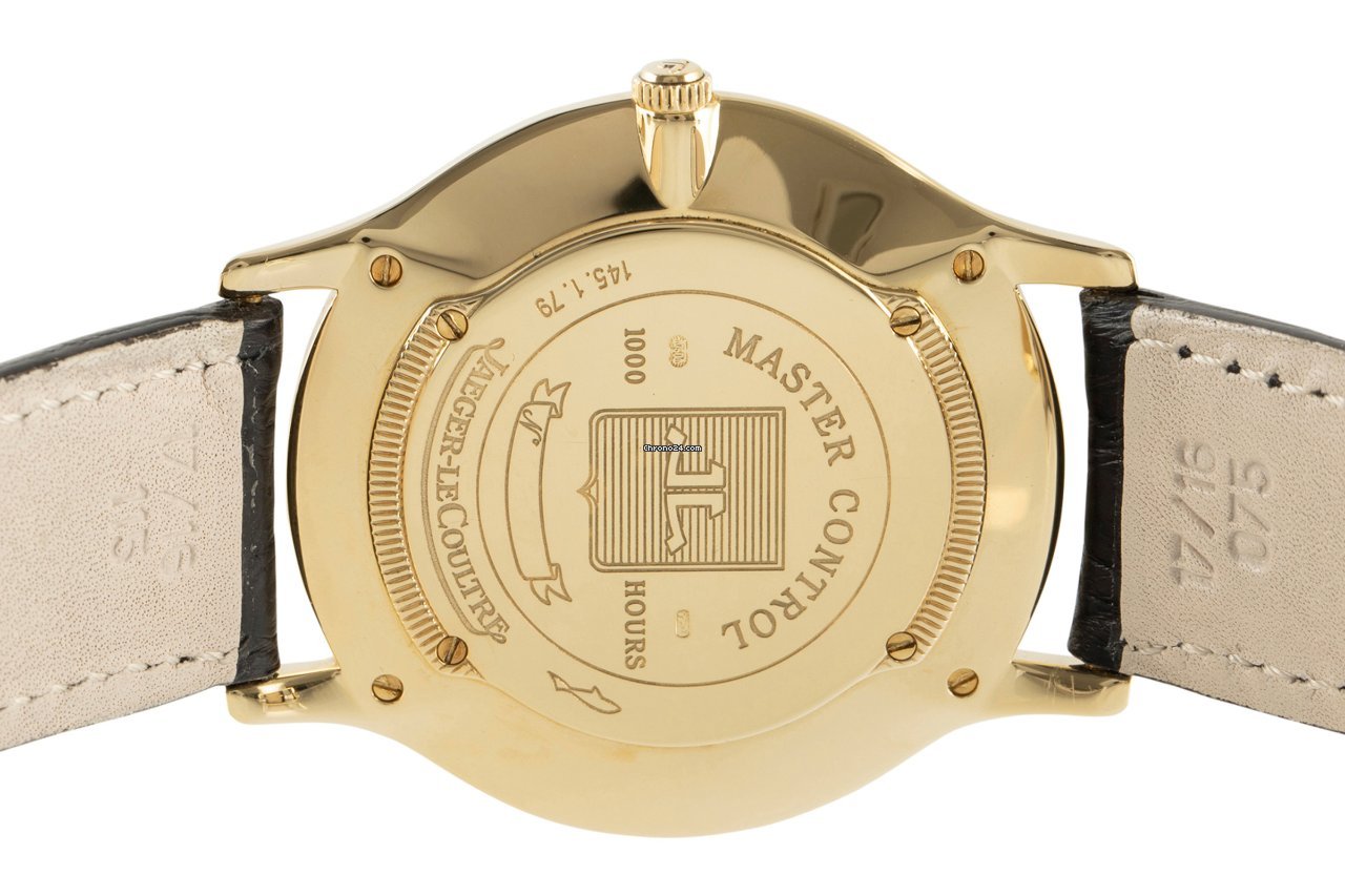 IMG_9081 Jaeger-LeCoultre Master Ultra Thin Mens watch Unisex Manual winding Yellow gold 145.1.79 Replica 5