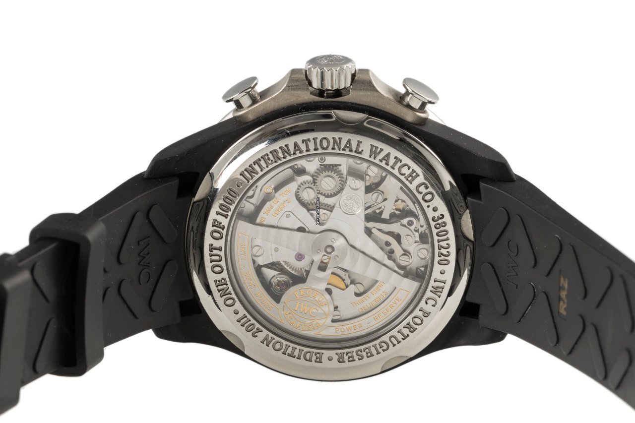 IMG_9081 IWC Portuguese Yacht Club Chronograph Mens watch Unisex Automatic Steel IW390208 Replica 5