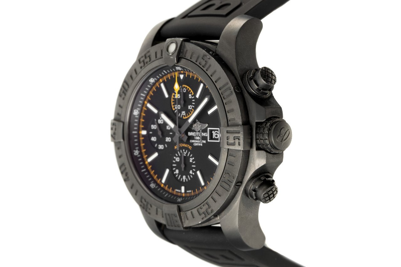 IMG_9081 Breitling Super Avenger II Mens watch Unisex Automatic Steel M13371 Replica 5