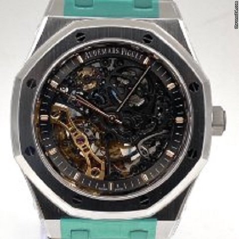 IMG_9081 Audemars Piguet Royal Oak Double Balance Wheel Openworked Mens watch Unisex Automatic Steel 15407ST.OO.1220ST.01 Replica 5