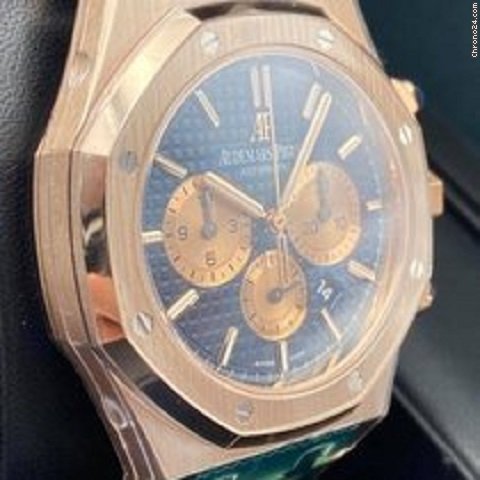 Audemars Piguet Royal Oak Chronograph Mens watch Unisex Automatic Rose gold 26331OR.OO.1220OR.01 Replica 5