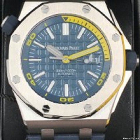 IMG_9081 Audemars Piguet Royal Oak Offshore Diver Mens watch Unisex Automatic Steel 15710ST.OO.A027CA.01 Replica 5