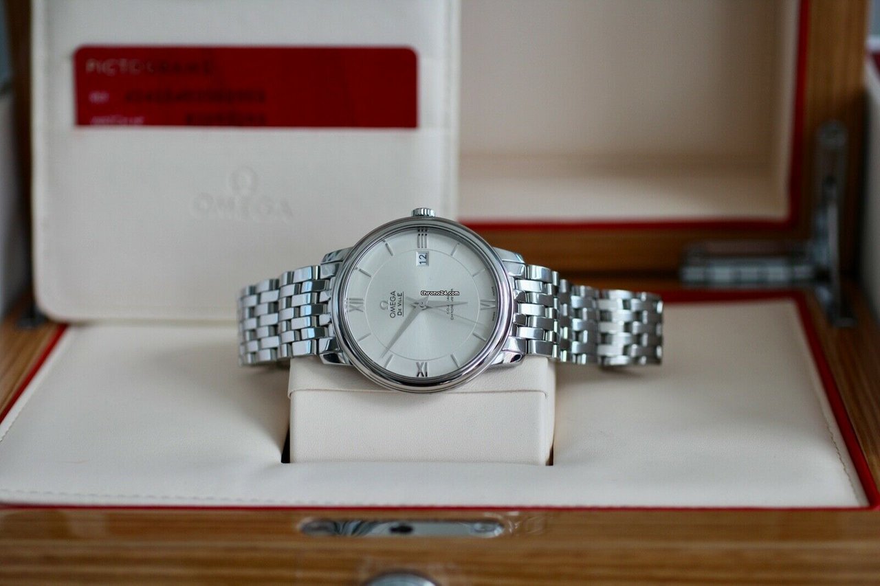 Omega De Ville Prestige Mens watch Unisex Automatic Steel 424.10.40.20.02.003 Replica 5