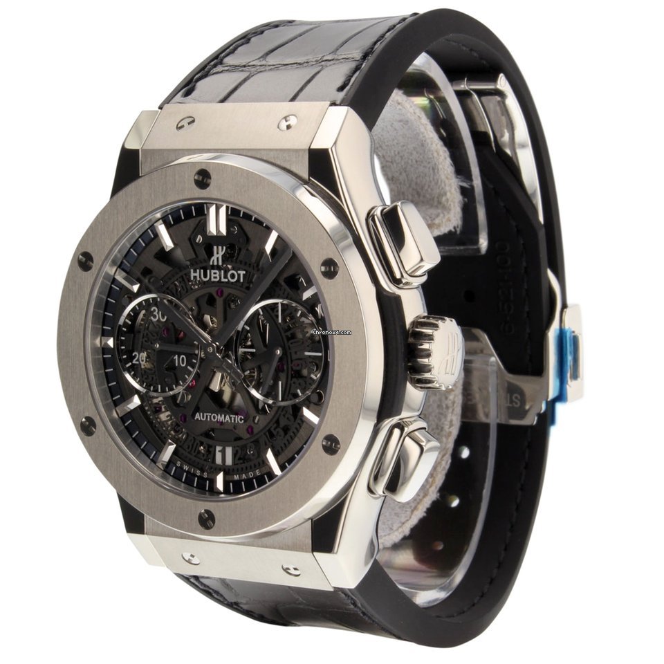IMG_9081 Hublot Classic Fusion Aerofusion Mens watch Unisex Automatic Titanium 525NX0170LR Replica 5