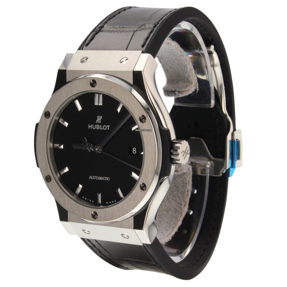 IMG_9081 Hublot Classic Fusion 45, 42, 38, 33 mm Mens watch Unisex Automatic Titanium 542NX1171LR Replica 5
