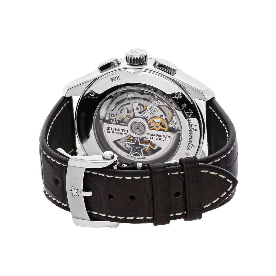 IMG_9081 Zenith El Primero Doublematic Mens watch Unisex Automatic Steel 03.2400.4046 21.C721 Replica 5