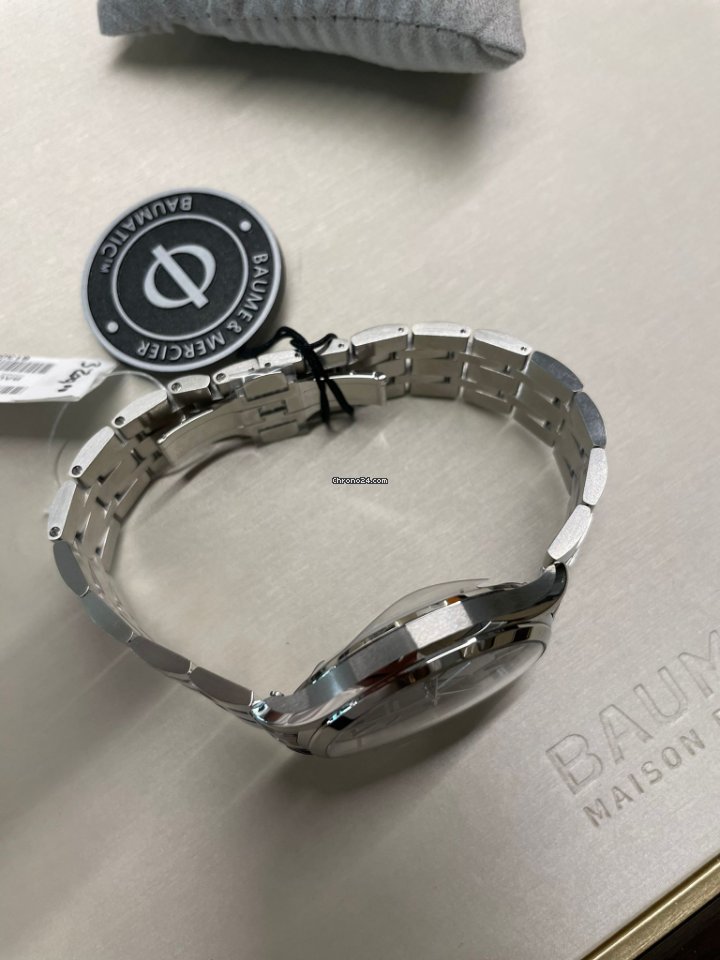 IMG_9081 Baume & Mercier Clifton Mens watch Unisex Automatic Steel M0A10551 Replica 5