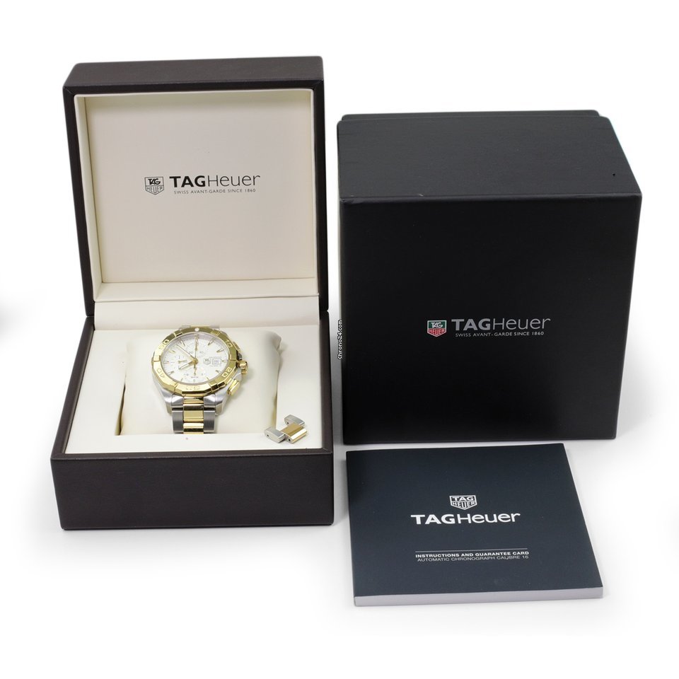 IMG_9081 TAG Heuer Aquaracer Mens watch Unisex Automatic Gold Steel CAY2121-0 Replica 5