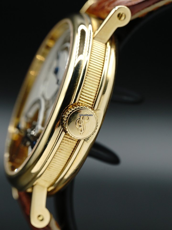 IMG_9081 Breguet Classique Complications Mens watch Unisex Manual winding Yellow gold 3357BA Replica 5