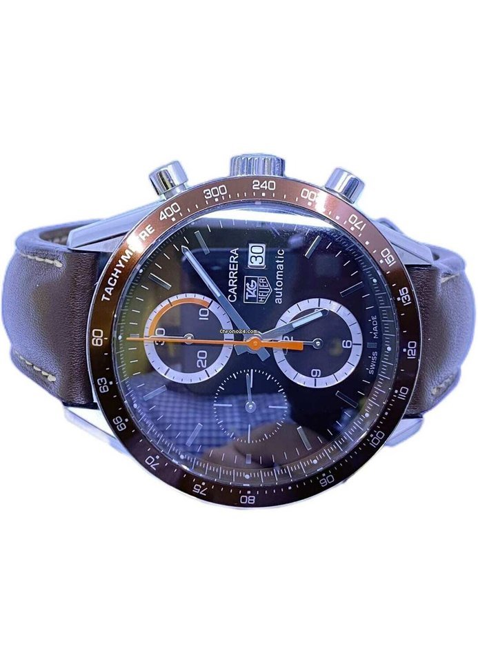 IMG_9081 TAG Heuer Carrera Calibre 16 Mens watch Unisex Automatic Steel 16 CV2013-2 Replica 5