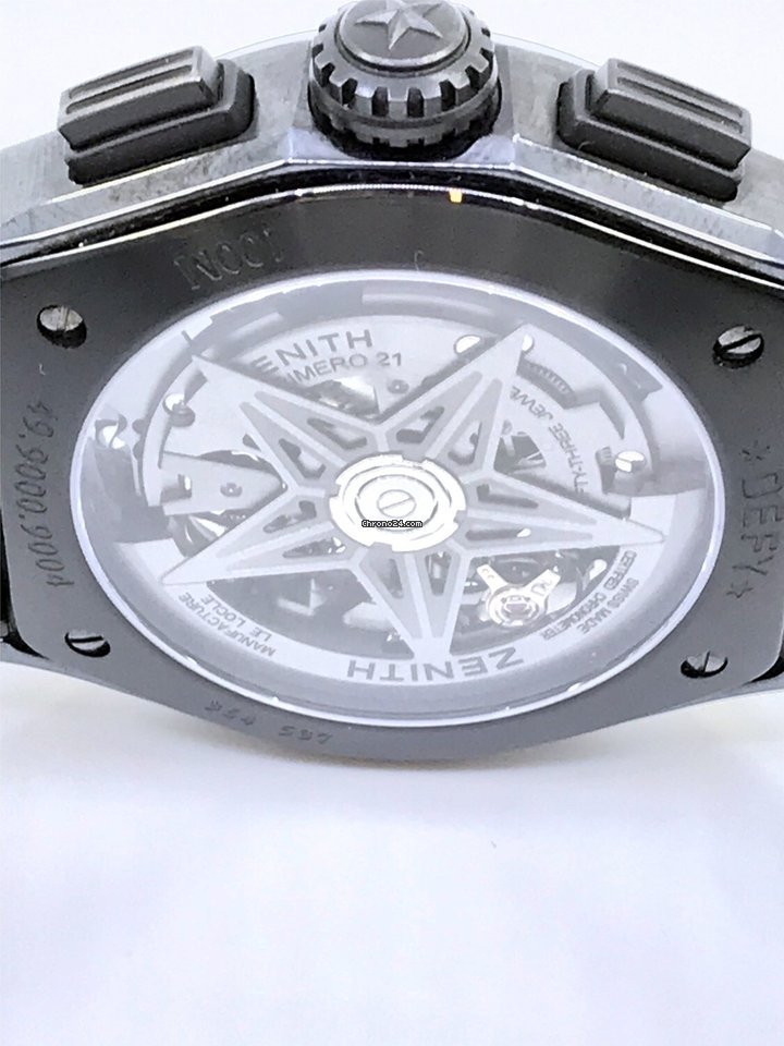 IMG_9081 Zenith Defy El Primero Mens watch Unisex Automatic Ceramic 21 49.9000.9004 78.R582 Replica 5