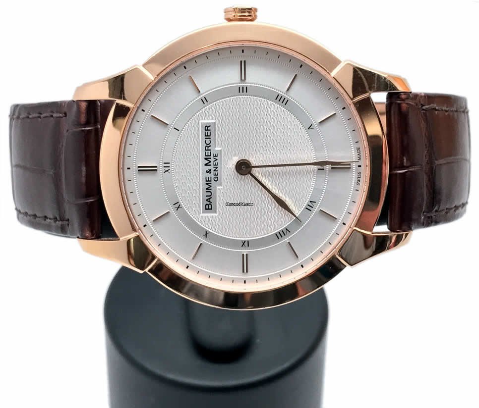 IMG_9081 Baume & Mercier William Baume Mens watch Unisex Manual winding Rose gold 8794 Replica 5