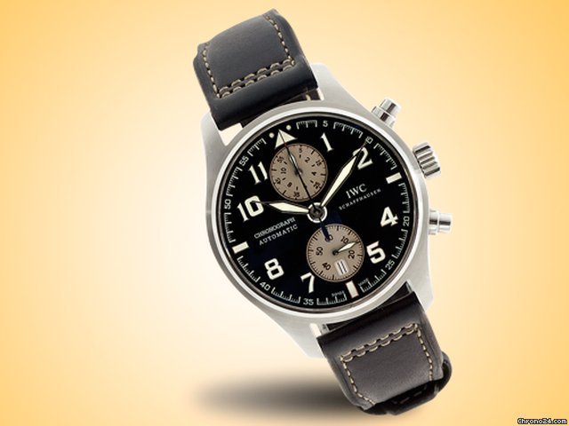 IMG_9081 IWC Pilot Spitfire Chronograph Mens watch Unisex Automatic Steel IW3878-06 Replica 5
