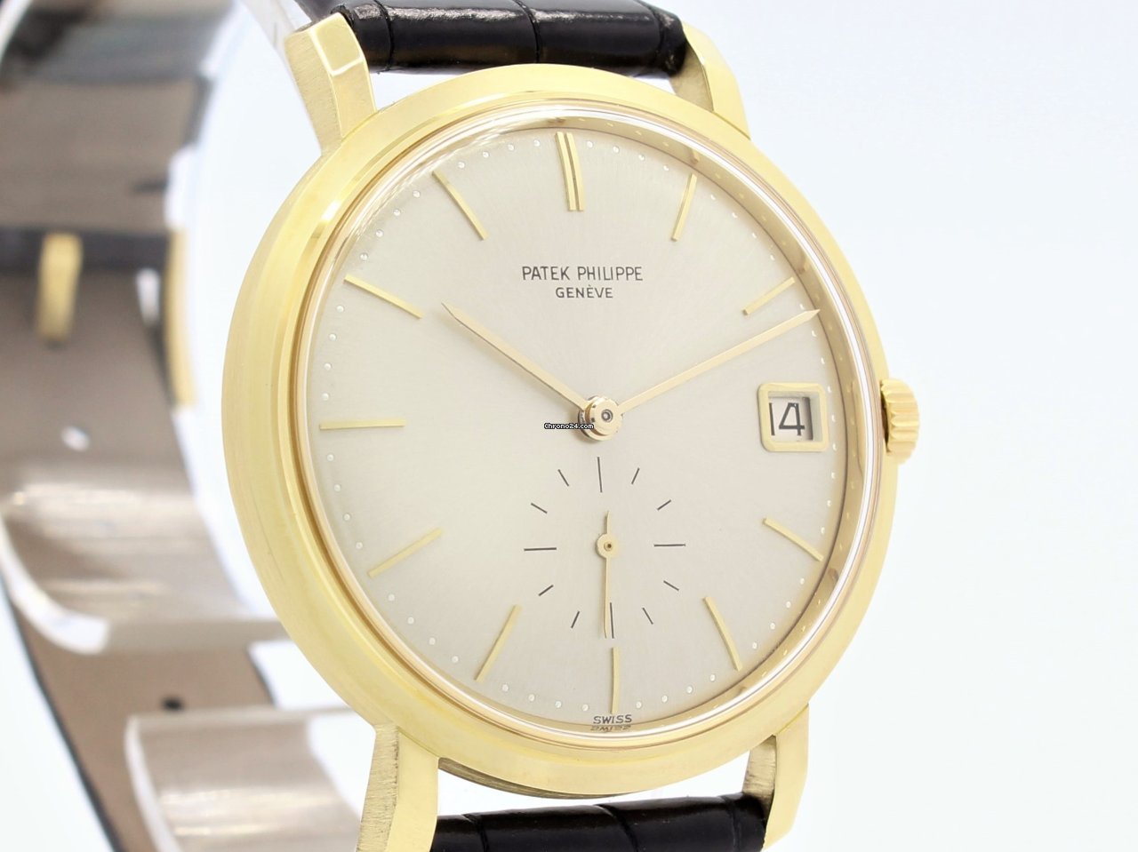 IMG_9081 Patek Philippe Calatrava Mens watch Unisex Automatic Yellow gold 3445J Replica 5