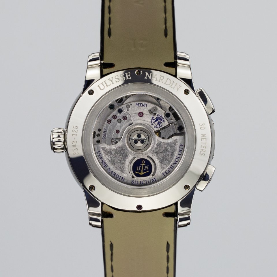 IMG_9081 Ulysse Nardin Dual Time Mens watch Unisex Automatic Steel 3343-126 91 Replica 5