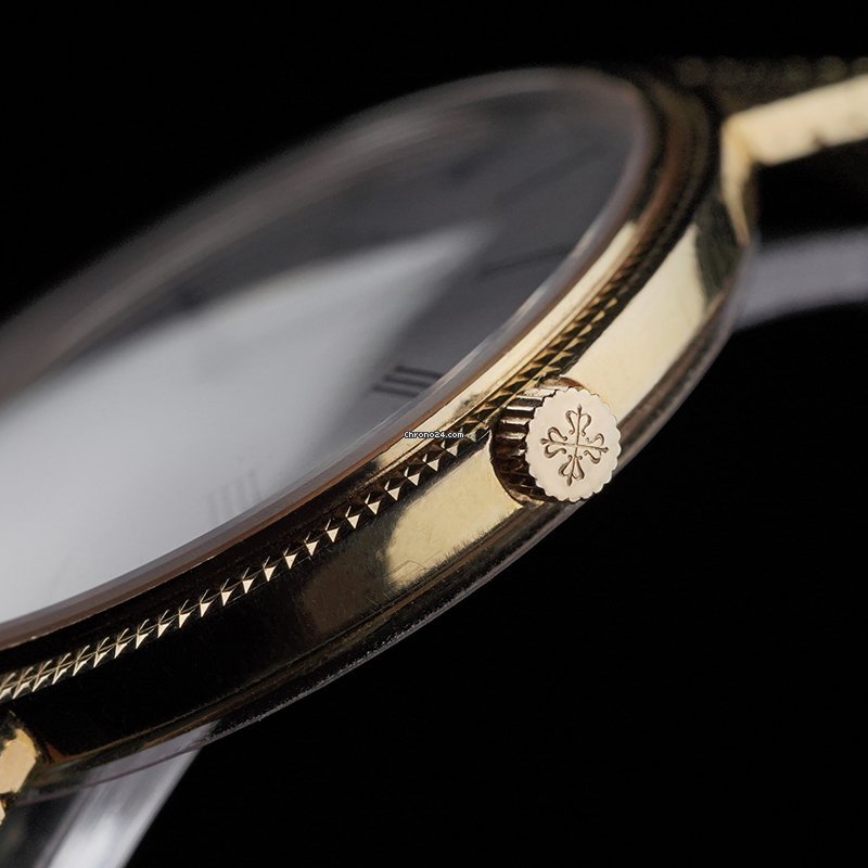 IMG_9081 Patek Philippe Calatrava Mens watch Unisex Yellow gold 3520-10 Replica 5