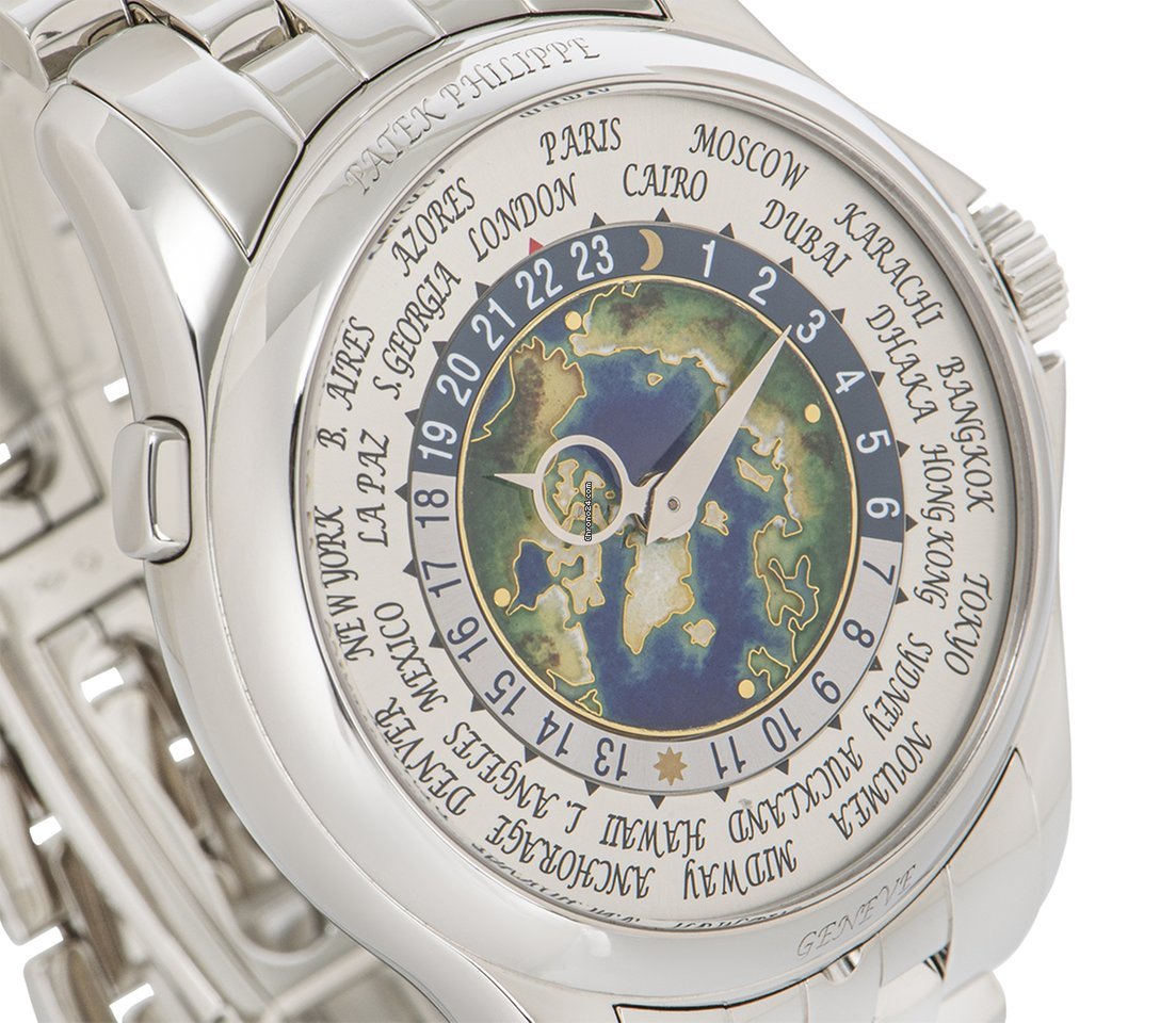 IMG_9081 Patek Philippe World Time Mens watch Unisex Automatic Platinum 5131 1P-001 Replica 5